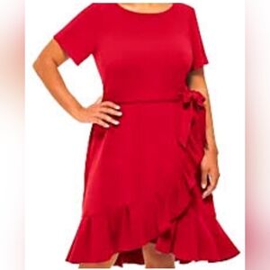 Woman's Calvin Klein Ruffle Dress, Size 18W